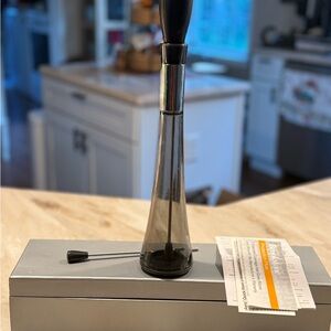 Brookstone  Sleek Black Wine Aerator